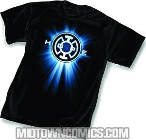 Blue Lantern Symbol Hope T-Shirt Large
