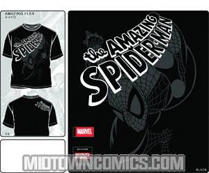 Spider-Man Amazing Flex Black T-Shirt Large