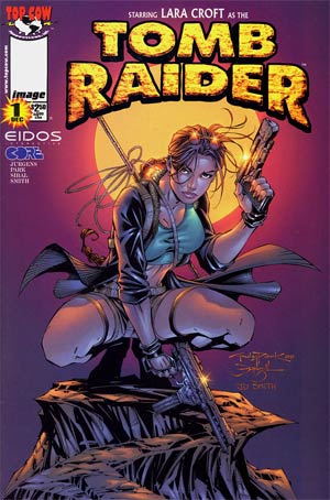 Tomb Raider #1 Cover C Andy Park Purple Background