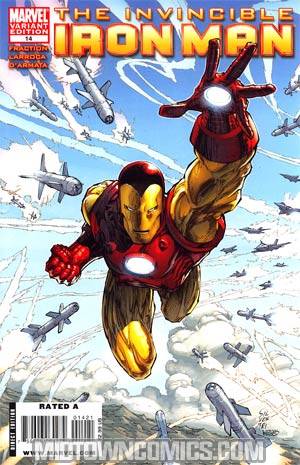 Invincible Iron Man #14 Cover B Incentive Marc Silvestri Variant Cover (Dark Reign Tie-In)