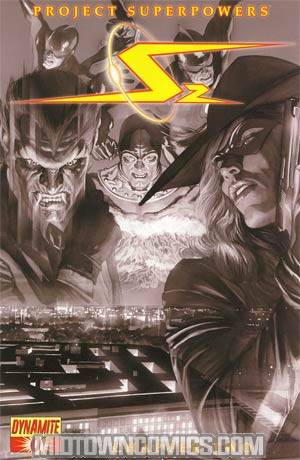 Project Superpowers Chapter 2 #0 Cover G Incentive Alex Ross Grayscale Variant