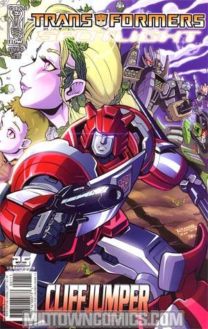 Transformers Spotlight Cliffjumper Regular Robbie Musso Cover