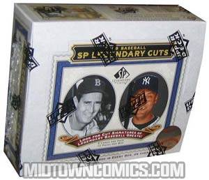 Upper Deck 2009 SP Legendary Cuts MLB Trading Cards Box