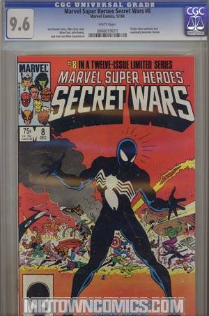 Marvel Super-Heroes Secret Wars #8 Cover C CGC 9.6