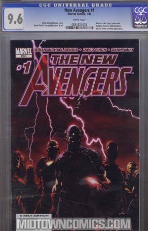 New Avengers #1 Cover H CGC 9.6