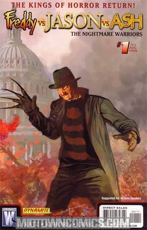 Freddy vs Jason vs Ash Nightmare Warriors #1 Cvr C Freddy