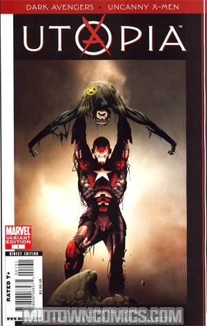 Dark Avengers Uncanny X-Men Utopia #1 Cover B Incentive Jae Lee Variant Cover (Dark Reign Tie-In)(Utopia Part 1)