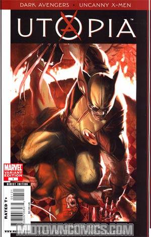 Dark Avengers Uncanny X-Men Utopia #1 Cover C Incentive Simone Bianchi Variant Cover (Dark Reign Tie-In)(Utopia Part 1)