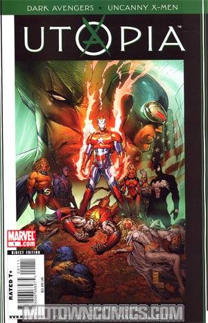 Dark Avengers Uncanny X-Men Utopia #1 Cover A 1st Ptg Regular Marc Silvestri Cover (Utopia Part 1)