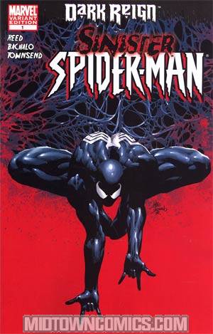 Dark Reign Sinister Spider-Man #1 Cover B Incentive Mike Deodato Jr Variant Cover