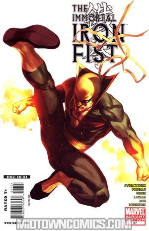 Immortal Iron Fist #27 Cover B 70th Anniversary Marko Djurdjevic Variant Cover