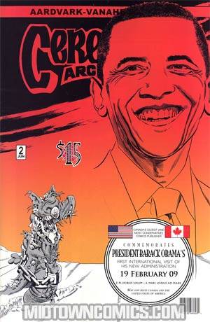 Cerebus Archive #2 Cover B Incentive Zombie & Barack Obama Variant Cover