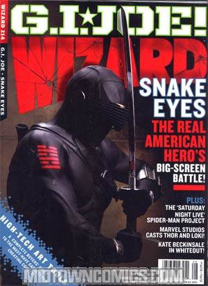 Wizard Comics Magazine #214 GI Joe Rise Of Cobra Movie Cvr
