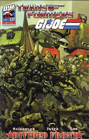 Transformers GI Joe Vol 2 #1 Cover D Incentive Pat Lee Variant Cover