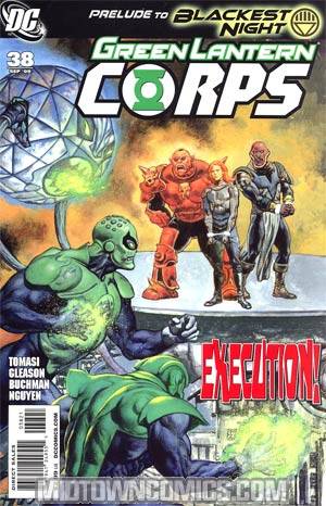 Green Lantern Corps Vol 2 #38 Cover B Incentive Rodolfo Migliari Variant Cover (Blackest Night Prelude)