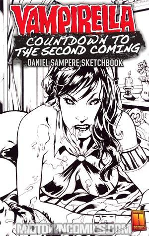 Vampirella Countdown To Second Coming Daniel Sampere Sketchbook