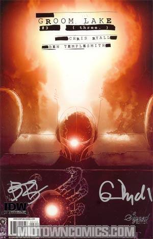 Groom Lake #3 Cover C Incentive Signed By Chris Ryall & Ben Templesmith