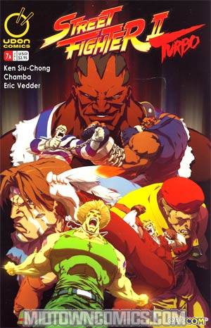 Street Fighter II Turbo #7 Cover A Jeffrey Cruz