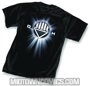 Black Lantern Symbol Death T-Shirt Large