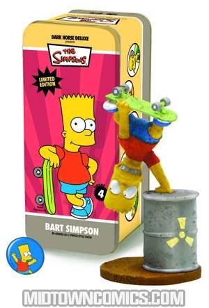 Simpsons Classic Character #4 Bart Simpson Mini Statue