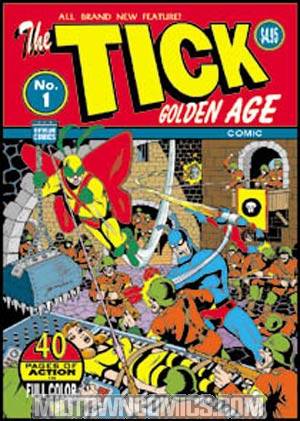 Ticks Golden Age Comic #1 Marvelously Entertaining Cover