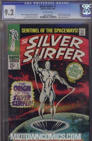 Silver Surfer Vol 1 #1 CGC 9.2