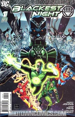 Blackest Night #1 Cover B Incentive Ethan Van Sciver Variant Cover
