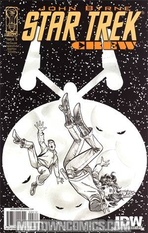 Star Trek Crew #5 Incentive John Byrne Sketch Variant Cover