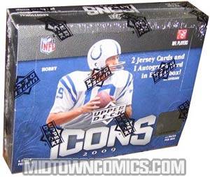 Upper Deck 2009 Icons NFL Trading Cards Box