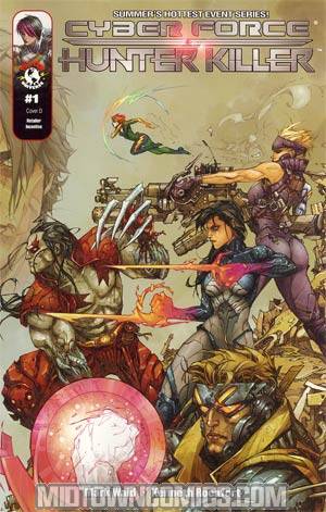 Cyberforce Hunter-Killer #1 Cover D Incentive Kenneth Rocafort Wraparound Variant Cover