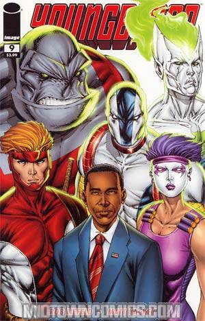 Youngblood Vol 4 #9 Barack Obama Cover