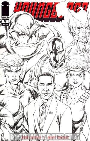 Youngblood Vol 4 #9 Cover C Incentive Sketch Variant Cover