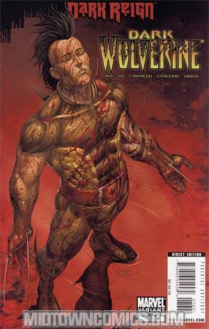 Dark Wolverine #76 Cover B Incentive Mike Choi Young Guns Variant Cover (Dark Reign Tie-In)