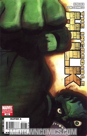 Incredible Hulk Vol 3 #600 Incentive Tim Sale Variant Cover