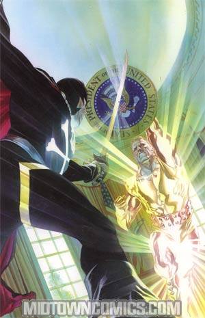 Project Superpowers Chapter 2 #1 Cover E Incentive Alex Ross Black Terror vs President Power Virgin Cover