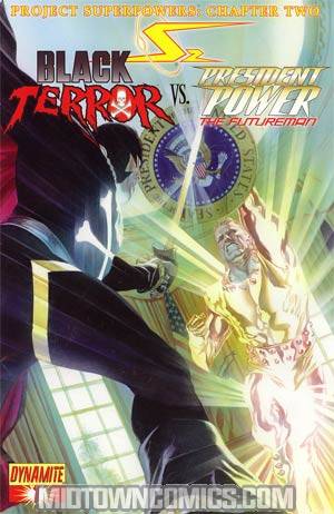 Project Superpowers Chapter 2 #1 Cover A Reg Alex Ross Black Terror vs President Power Cover