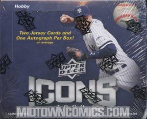 Upper Deck 2009 Icons MLB Trading Cards Box