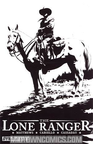 Lone Ranger Vol 4 #17 Cover B Regular John Cassaday Black & White Cover