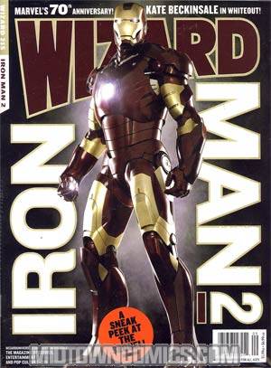 Wizard Comics Magazine #215 Iron Man 2 Movie Cvr
