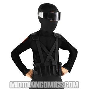 GI Joe Rise Of Cobra Snake Eyes Child Combat Vest & Holster