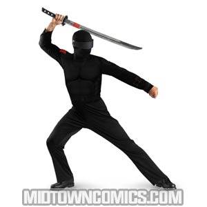 GI Joe Rise Of Cobra Snake Eyes Classic Adult Mens Costume X-Large (42-46)