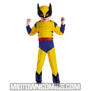 Wolverine Yellow Muscle Chest Toddler Costume Small (2T)