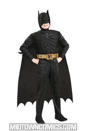 Dark Knight Deluxe Muscle Chest Batman Child Costume Medium