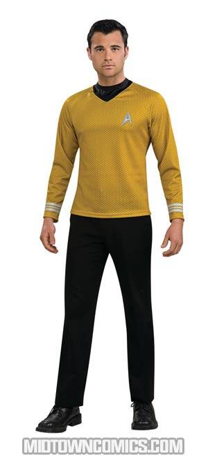 Star Trek Movie Captain Kirk Mens Shirt Large