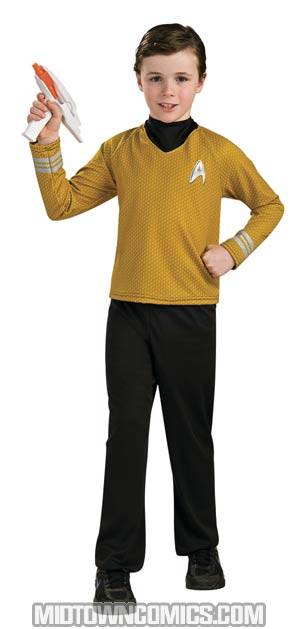 Star Trek Movie Deluxe Captain Kirk Child Shirt Medium
