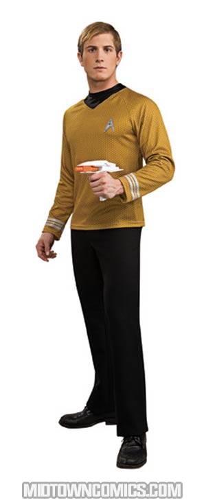 Star Trek Movie Deluxe Captain Kirk Mens Shirt X-Large