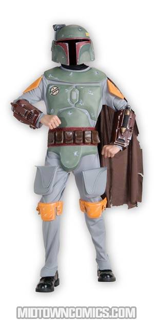 Star Wars Deluxe Boba Fett Child Costume Large