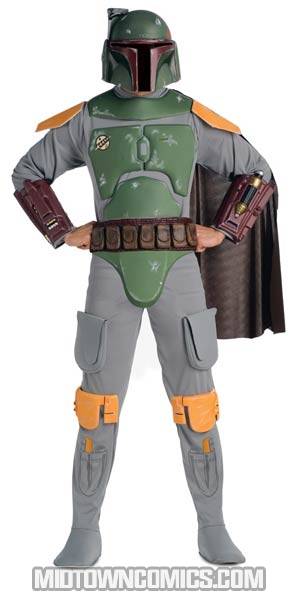 Star Wars Deluxe Boba Fett Mens Costume X-Large