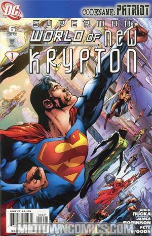 Superman World Of New Krypton #6 Incentive Eddy Barrows Variant Cover (Codename Patriot Part 1)