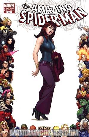 Amazing Spider-Man Vol 2 #601 Cover B Incentive 70th Frame Variant Cover